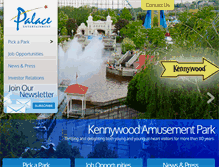 Tablet Screenshot of palaceentertainment.com